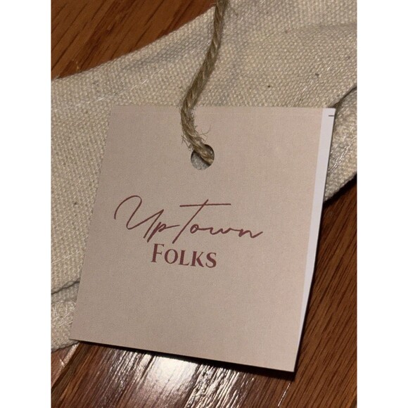 Howl’s Moving Castle Up Town Folks Calcifer Canvas Tote Bag 14x13 Inch - Picture 5 of 7